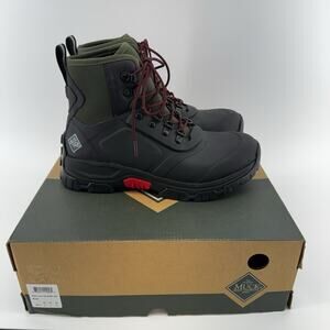 Muck Boots Originals Men's Apex Lace Up Boots 3MM Neoprene Black Mens Size 14